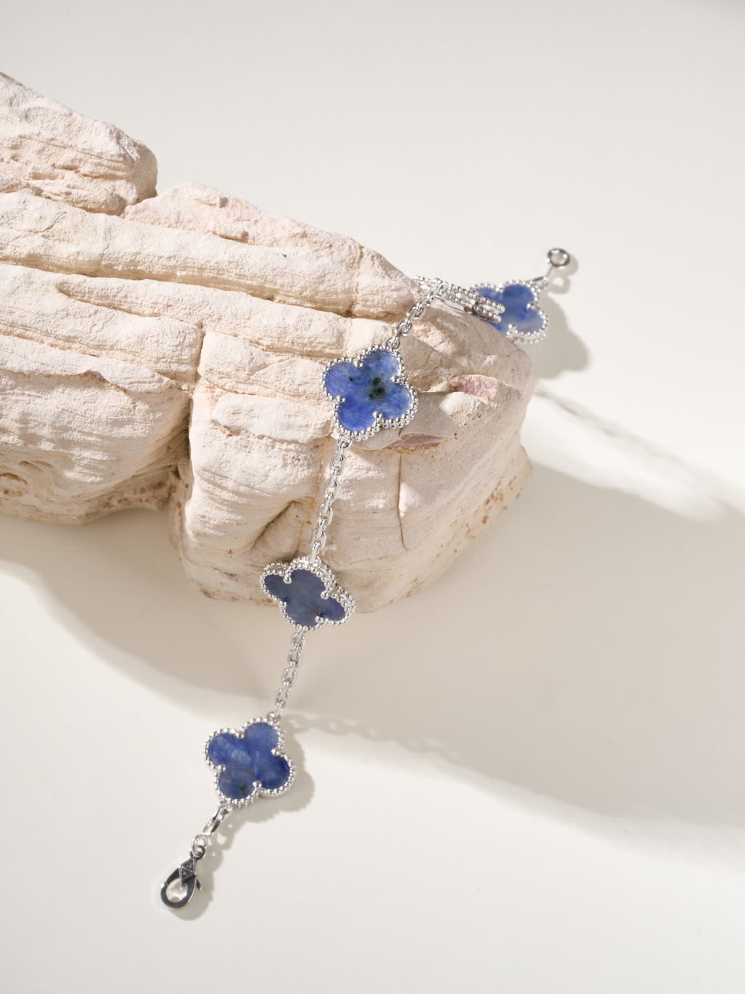 Van Cleef & Arpels Alhambra Blue Sapphire Bracelet